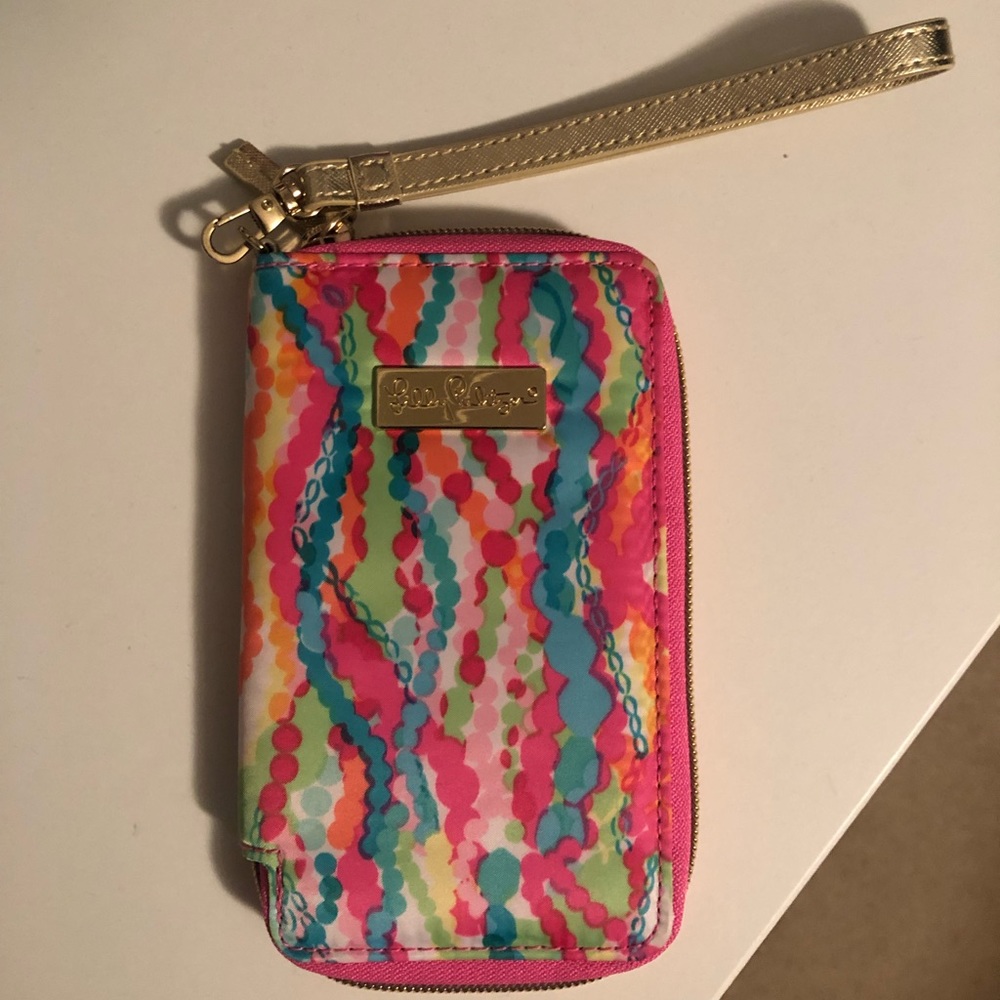 Lilly Pulitzer Wristlet Wallet - Pink Multicolored
